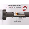 Shower Rod,Adjustable 43-72 inches,Rust Resistance, Metal Tension Rod with Spring - 4 of 4