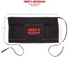 Jerry's Artarama Waist Apron for Art Supplies - Black Tie-Back Half-Apron with 3 Large Pockets, 24" W x 11-1/2" D, 45% Polyester, 55% Cotton, Machine - 4 of 4