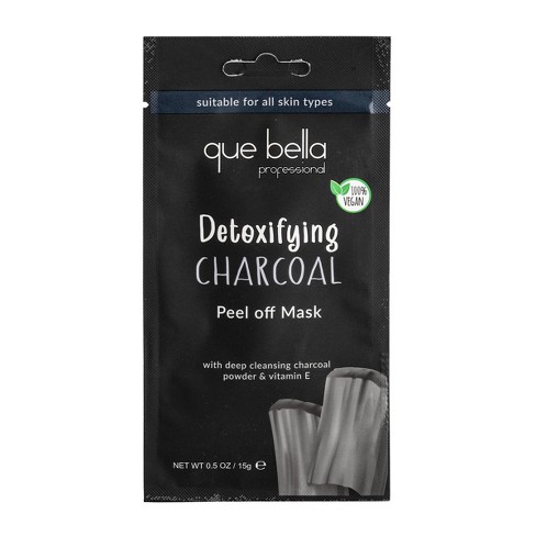 Que Bella Detoxifying Charcoal Black Mask - 0.5oz :