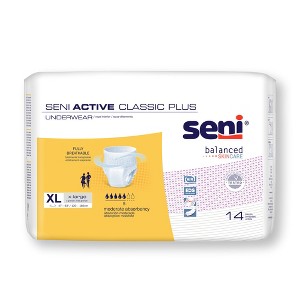 Seni Active Classic Plus Disposable Underwear Pull On with Tear Away Seams X-Large, S-XL14-AC2, Moderate - 1 of 4