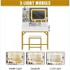 Coucheta White Makeup Vanity Set with LED Lights - 31.5" Dressing Table with Charging Station, 4 Drawers & Stool Included - 4 of 4
