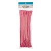 John Bead Fluffy Pipe Cleaners Chenille Stems for Art School Craft Supplies, 12in x 6mm Pink 100 Pieces - 3 of 3