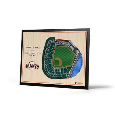 Mlb San Francisco Giants 5-layer Stadiumviews 3d Wall Art : Target