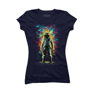 Junior's Design By Humans Subconscious Inner Space By alchemist T-Shirt - 1 of 3