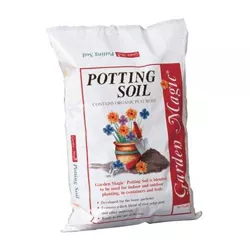 Michigan Peat Garden Magic Indoor and Outdoor Organic Planting Potting Top Soil Blend Mix, 40 Pound Bag (3 Pack)