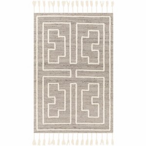 Hauteloom Azra Tasseled Jute&Wool Rug - 1 of 4