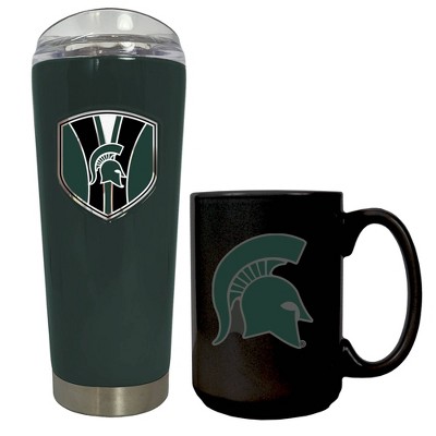 NCAA Michigan State Spartans 20oz Tumbler & 15oz Mug Set