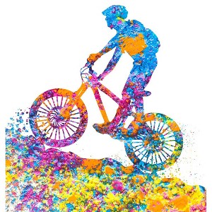 Poster Master Watercolor Biking - 1 of 2