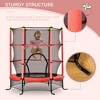 HFYee Kids Trampoline with Safety Options Indoor & Outdoor Bounce Fun for Children Multiple Sizes & Accessories - 3 of 4