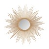 CAVINAS Sunburst Wall Mirrors with Metal Frame,Decorative Dressing Wall-Mounted Decor Mirror for Bathroom,Living Room,Bedroom - 4 of 4