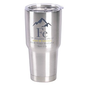 Dicksons SSTUM-134 Fe Grano De Mostaza Silver Tone 30 Ounces Stainless Steel Travel Tumbler - 1 of 2