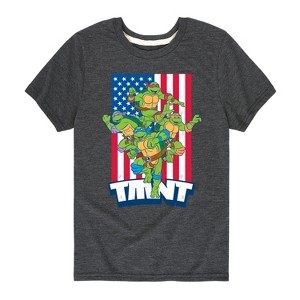 Boys' - Teenage Mutant Ninja Turtles - USA Turtles Short Sleeve Graphic T-Shirt - 1 of 4