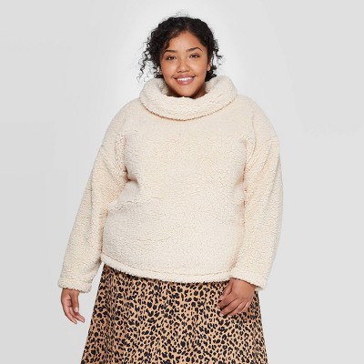 sherpa sweater plus size