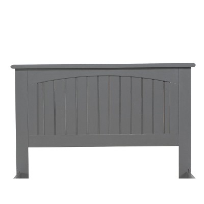 Platform Bed Twin Size Grey Cottage Style - Trundle & Storage Option for Bedroom