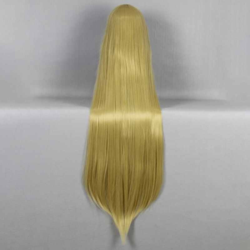 Unique Bargains Wigs Human Hair Wigs for Women 39" with Wig Cap Long Hair, 4 of 7