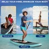 Inflatable Stand-Up Paddleboard for Water Activities with Durable Design, Non-Slip Surface, Compact 126 x 33 x 6 - 2 of 4
