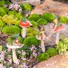 Evergreen Fairy On Mushrooms Garden Stakes - 3 of 4