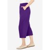Woman Within Plus Size Petite 7-Day Knit Capri - 4 of 4
