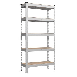 SONGMICS 5-Tier Storage Shelves, Garage Storage, Boltless Assembly, Adjustable Shelving Unit, Load 1929 lb, for Shed Warehouse Basement Kitchen - 1 of 4