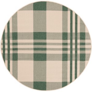 Courtyard CY6201 UV & Stain Resistant Non-Shedding Power Loomed Indoor/Outdoor Rugs - Safavieh - 1 of 4