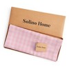 Solino Home Linen Gingham Check Table Runner - 4 of 4