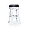 NicBex 30" Fabric/Leather Swivel Bar Stools,Counter Height Bar Stools with Padded Seat,360° Rotating Barstools for Kitchen Island & Home Bar - 2 of 4