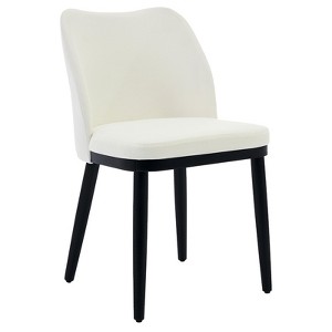 COZONY Dining Chairs Set of 2, Modern Upholstered Fabric Side Chairs with Padded Seat and Wood Legs, Accent Dining Room Chairs Kitchen & Living Room - 1 of 4