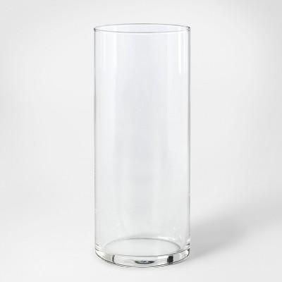 black glass tumbler