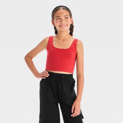 Girls' Square Neck Tank Top - art class™