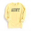 Simply Sage Market Embroidered Aunt Outline Garment Dyed Sweatshirt - 2 of 4
