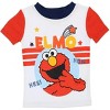 Sesame Street Toddler Boys' 4-Piece Elmo Cotton Pajama Sets - 2 of 4