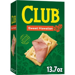Club Crackers Sweet Hawaiian - 13.7oz - 1 of 4