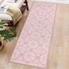 Area Rug Machine Washable Rug Non Slip Non Shedding Large Indoor Carpet Floral Low Pile Foldable Stain Resistant Rugs for Bedroom Living Room - 4 of 4