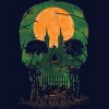 Junior's Design By Humans Skull Grave By designpro44 T-Shirt - 2 of 3
