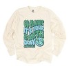 Simply Sage Market S.W.Smiley Go Planet It's Your Earth Day Garment Dyed Long Sleeve - 2 of 4