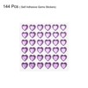 Unique Bargains Heart Shape Self Adhesive Valentine Makeup DIY Rhinestone Stickers 144 Pcs - 3 of 4
