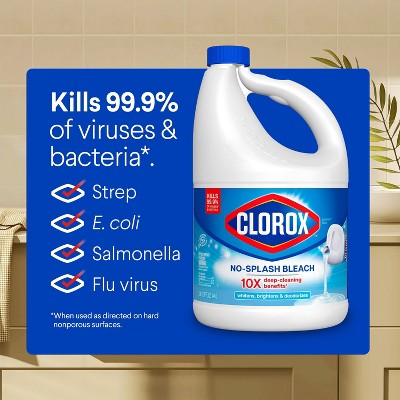 Clorox Splash-Less Liquid Bleach - Regular - 117oz, 5 of 17