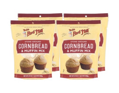 Bob's Red Mill Cornbread & Muffin Mix - Case of 4/24 oz