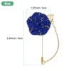 Unique Bargains Wedding Rose Men Suit Boutonnieres Lapel Pin 1 Pc - 3 of 4