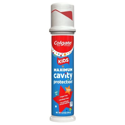 Colgate Kids Toothpaste with Fluoride Pump - Maximum Cavity Protection - 4.4oz