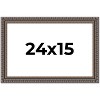 PosterPalooza | Ornate Black Picture Frame - UV Acrylic, Backing Board, Hanging Hardware Included - 2 of 4