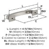 Amerock Incisive 3-3/4 Inch (96mm) Cabinet or Furniture Pull - 4 of 4