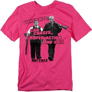 Hot Fuzz Days Work Adult T-Shirt - 1 of 4