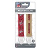 BabyFanatic Officially Licensed Unisex Pacifier Clip 2-Pack - NFL San Francisco 49ers - Officially Licensed Baby Apparel - 3 of 4