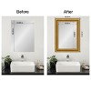Amanti Art Mirror Makeover Bathroom Mirror Frame Border Kit - Fully Assembled Peel and Stick Frame - Mirror NOT Included - Parlor Trim - 4 of 4