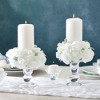 Bright Creations 200 Pack White Artificial Flower Heads, 2 Inch Stemless Fake Foam Roses for Wall Decorations, Weddings, Bouquets - 4 of 4