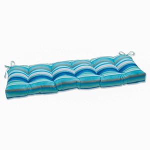 44" x 18" Outdoor/Indoor Blown Bench Cushion Dina - Pillow Perfect - 1 of 4