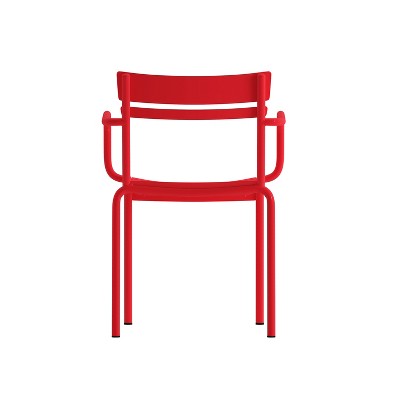 Nash Red Steel Indoor-Outdoor Stackable Dining Chairs, Set of 2