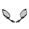 Unique Bargains Adjustable Polygon Rear Side View Mirror for Motorcycle Motorbike 2 Pcs - 3 of 4