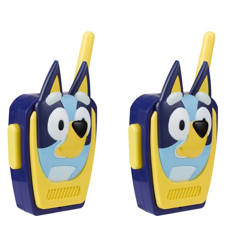 eKids Bluey Walkie Talkies for Kids, Indoor and Outdoor Toys for Toddlers and Fans of Bluey Toys - Blue (BU-207.EXV23), 2 of 4